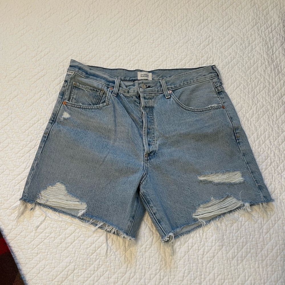 Citizens of Humanity Elle High Rise Cut-Off Jean Shorts - Keeper - Sz 31